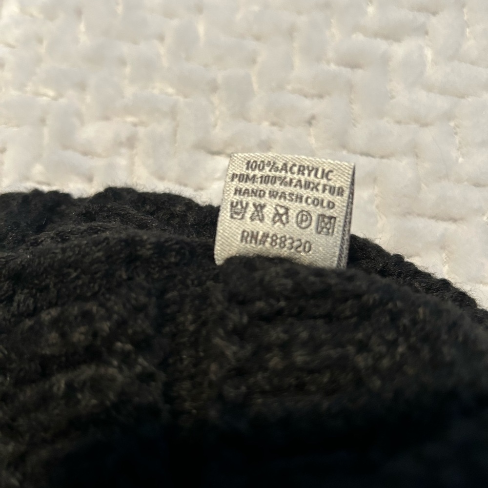 C.C Kids Beanie with Pom - Picture 5 of 5